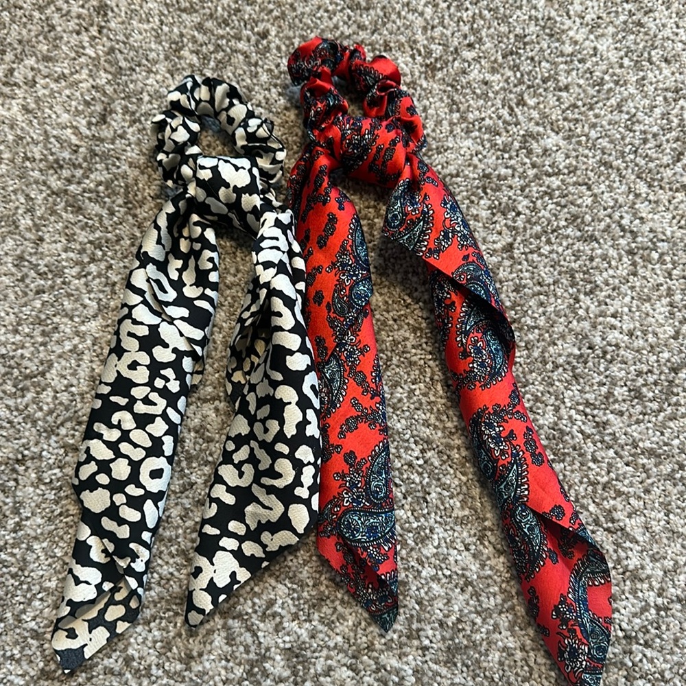 Two Scrunchie Hair Ties